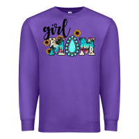 Purple girl mom Premium Sweatshirt - JahusDesignShop