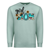 Seafoam girl mom Premium Sweatshirt - JahusDesignShop