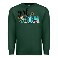 Sports Green girl mom Premium Sweatshirt - JahusDesignShop