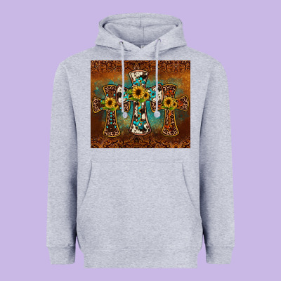 Cross Tumbler Heavyweight Hoodie Designed By Jahusdesignshop