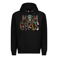 Black mom of girls Premium Hoodie - RacoonDesign