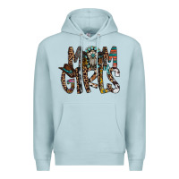 Blue Mist mom of girls Premium Hoodie - RacoonDesign