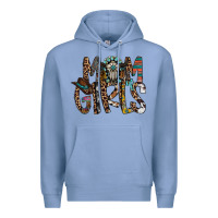 Mom Of Girls Premium Hoodie | Teevron