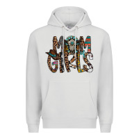 Dove Grey mom of girls Premium Hoodie - RacoonDesign