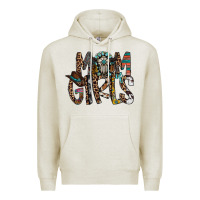 Oatmeal Heather mom of girls Premium Hoodie - RacoonDesign
