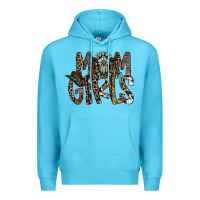 Ocean Blue mom of girls Premium Hoodie - RacoonDesign