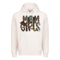 Pale Pink mom of girls Premium Hoodie - RacoonDesign