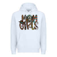 White mom of girls Premium Hoodie - RacoonDesign