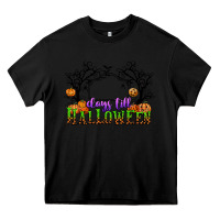 Black days till halloween Heavy Core Tee - CowGirlArtShop