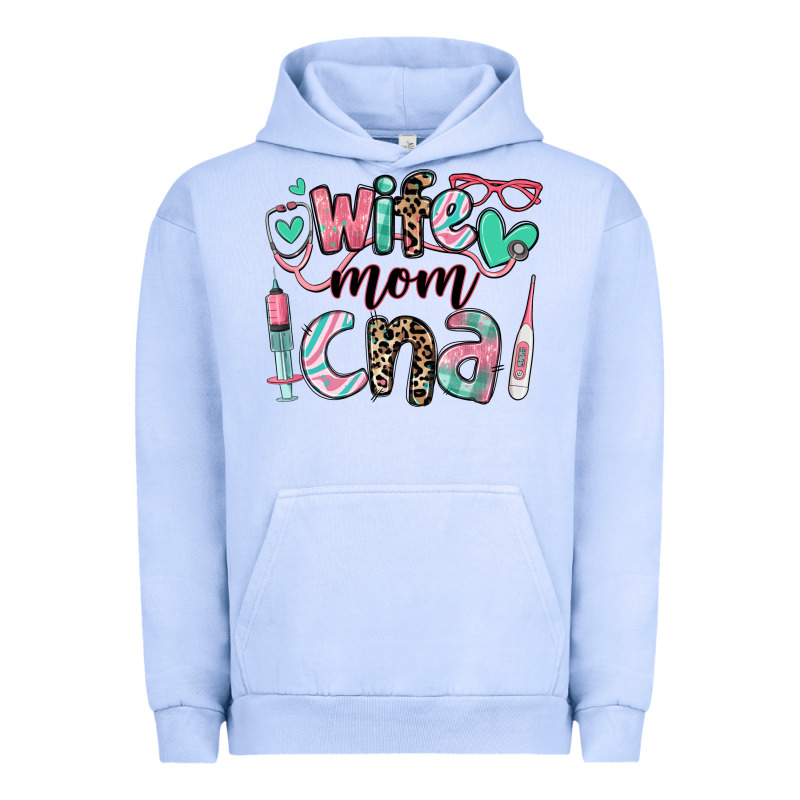Wife Mom Cna Certified Nursing Assistant Urban Hoodie by RanaPortraitStore | Teevron
