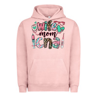 Pigment Salmon wife mom cna certified nursing assistant Urban Hoodie - RanaPortraitStore
