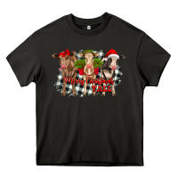 Asphalt Merry Christmas Y'all Heifers Heavy Core Tee - RanaPortraitStore