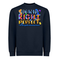 Navy down right perfect Heavyweight Sweatshirt - JahusDesignShop