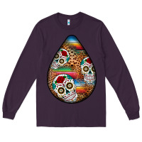 Plum mexican teardrop  2 Long Sleeve Tee - BundleAndBundleShop