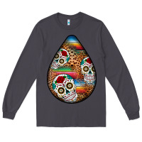 Smoke mexican teardrop  2 Long Sleeve Tee - BundleAndBundleShop
