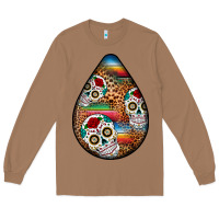 Toasted Coconut mexican teardrop  2 Long Sleeve Tee - BundleAndBundleShop