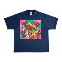 Navy Easter Bunnies And Egg Tumbler Urban Heavy Tee - BundleAndBundleShop