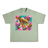 Oil Green Easter Bunnies And Egg Tumbler Urban Heavy Tee - BundleAndBundleShop
