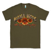 Army Green Mama mode all day everyday Mother's Day Classic Tee - CowGirlArtShop