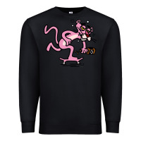 Black pink panther Premium Sweatshirt - linhVisuals