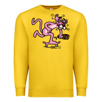 Lemon pink panther Premium Sweatshirt - linhVisuals