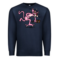 Navy pink panther Premium Sweatshirt - linhVisuals