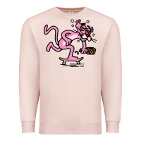 Pale Pink pink panther Premium Sweatshirt - linhVisuals