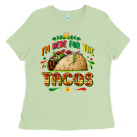 Matcha I'm here for the tacos Ladies Tee - FaDigitalArtStudio
