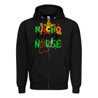 Black nacho average nurse Zipper Hoodie - JahusDesignShop