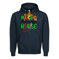 Navy nacho average nurse Zipper Hoodie - JahusDesignShop