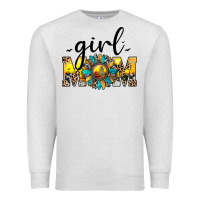 Oatmeal Heather girl mom Premium Sweatshirt - JahusDesignShop
