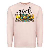Pale Pink girl mom Premium Sweatshirt - JahusDesignShop