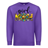 Purple girl mom Premium Sweatshirt - JahusDesignShop