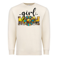 Girl Mom Premium Sweatshirt | Teevron