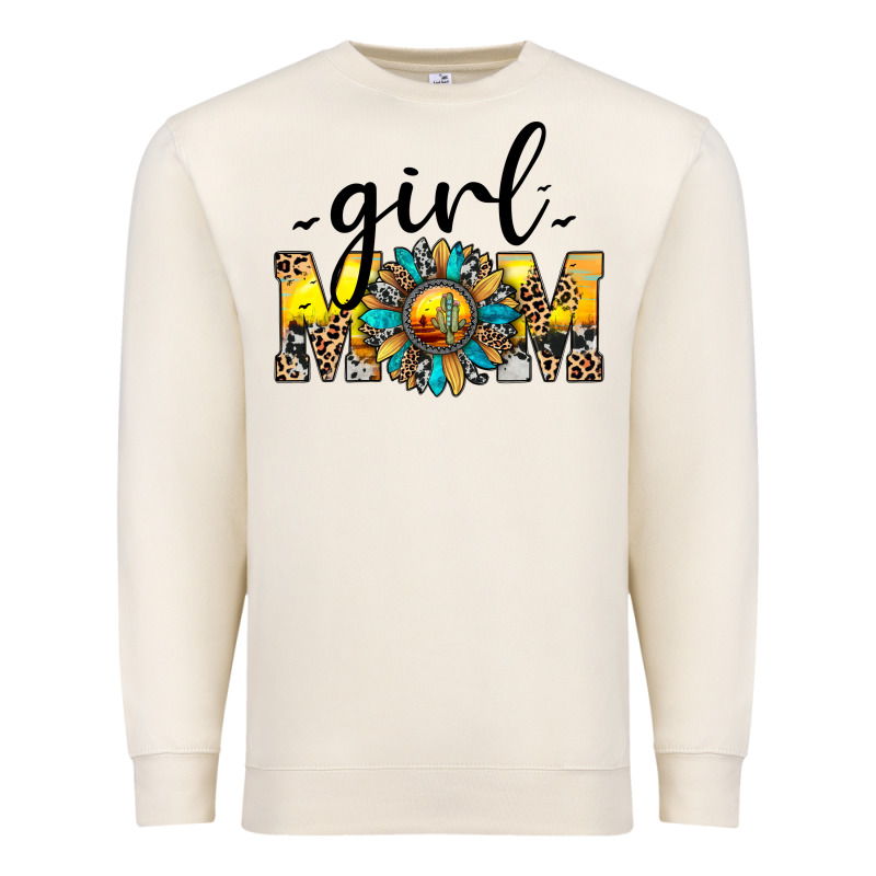 Girl Mom Premium Sweatshirt by JahusDesignShop | Teevron