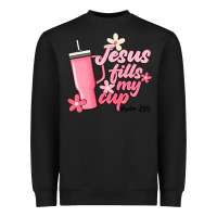 Black jesus fills my cup Heavyweight Sweatshirt - JahusDesignShop
