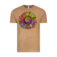 Vintage Camel tie dye sunflower Vintage Tee - RanaPortraitStore