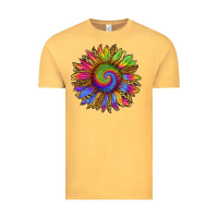Vintage Mustard tie dye sunflower Vintage Tee - RanaPortraitStore