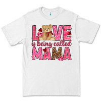 White Love is being called mama mother's day Premium Tee - HowdyJamesFarm