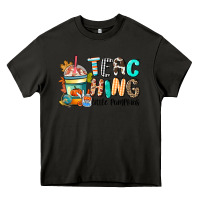 Asphalt teaching little pumpkins Heavy Core Tee - CowGirlArtShop