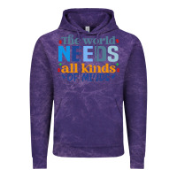 Cloud Purple The world needs all kinds of minds Vintage Hoodie - CowhideDigitalArt