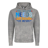 Cloud Rock The world needs all kinds of minds Vintage Hoodie - CowhideDigitalArt