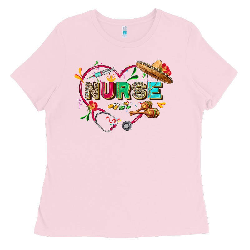 Cinco De Mayo Nurse Ladies Tee by FaDigitalArtStudio | Teevron
