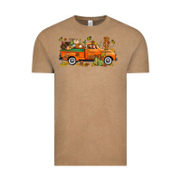 Vintage Coffee thanksgiving truck with gnome bbs Vintage Tee - BundleAndBundleShop