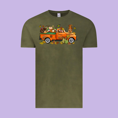 Thanksgiving Truck With Gnome Bbs Vintage Tee Designed By Bundleandbundleshop