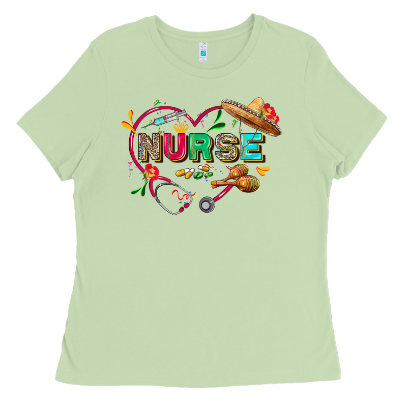 Cinco De Mayo Nurse Ladies Tee by FaDigitalArtStudio | Teevron