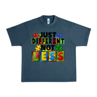 Midnight Navy just different not less Urban Heavy Tee - FaDigitalArtStudio