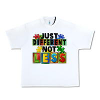 White just different not less Urban Heavy Tee - FaDigitalArtStudio