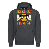 Smoke peace out 2024 5th grade Zipper Hoodie - JahusDesignShop