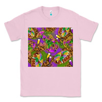 Bubblegum Pink Mardi Gras with crabs tumbler Classic Tee - HowdyJamesFarm